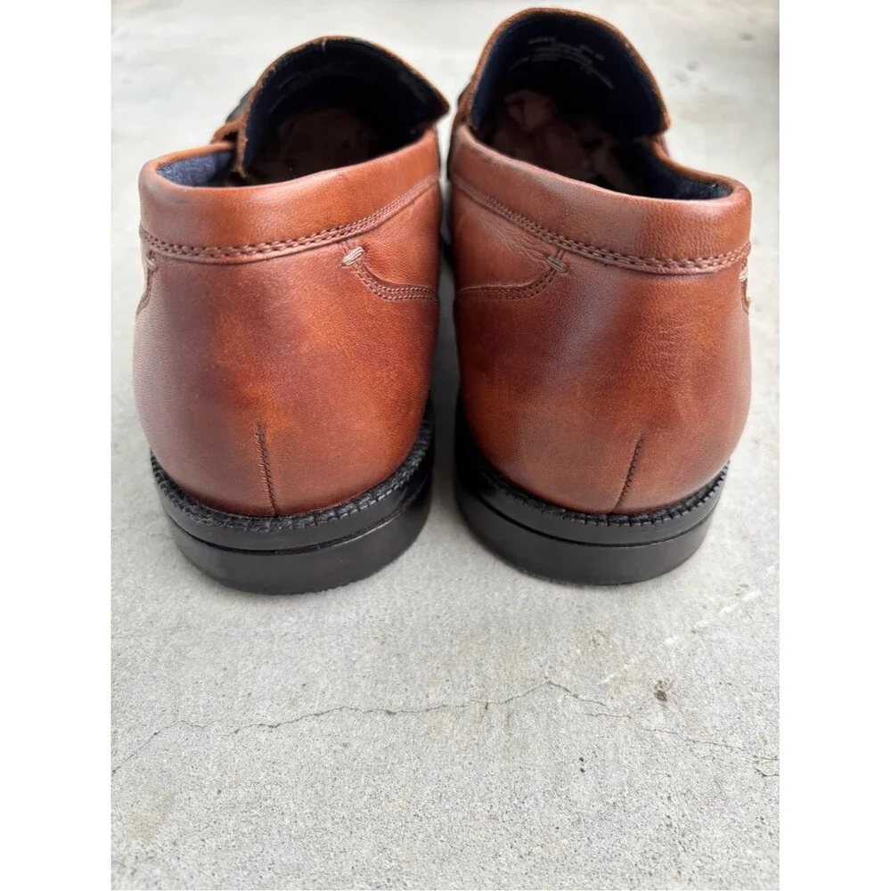 Cole Haan Warner Grand Bit Loafers Mens Brown Leather Dress Shoes Slip On 10.5